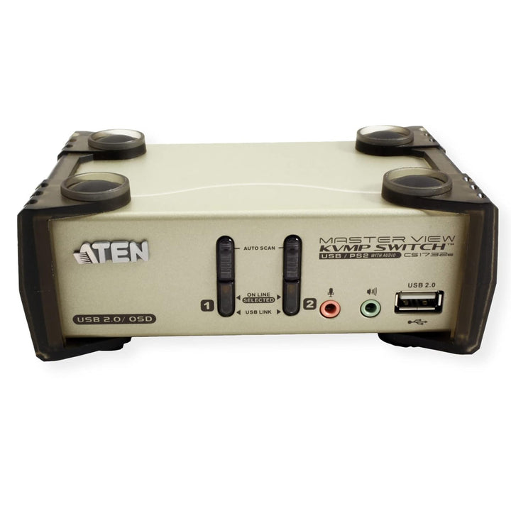 ATEN CS1732B 2-Port KVM Umschalter (PS/2, Audio, USB), 14016315