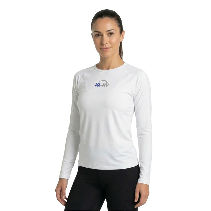 iQ-UV Sportshirt Damen Langarm – Elastisches UV Shirt für Damen für Wasser & Sport – Rash Guard mit