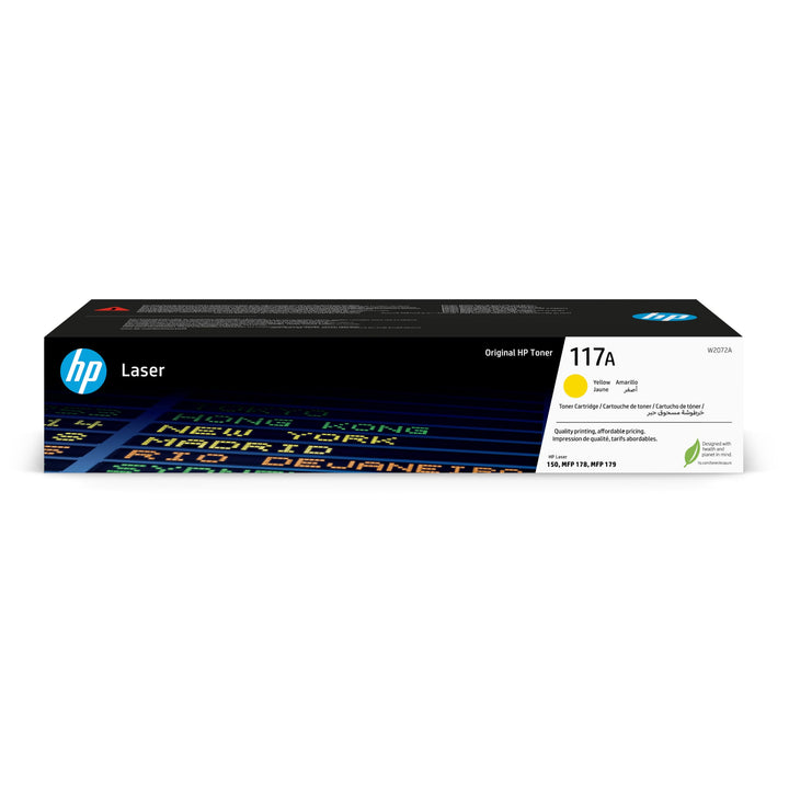 HP 117A (W2072A) Original Toner Gelb für HP Laser 178 Gelb Toner cartridge, Gelb Toner cartridge