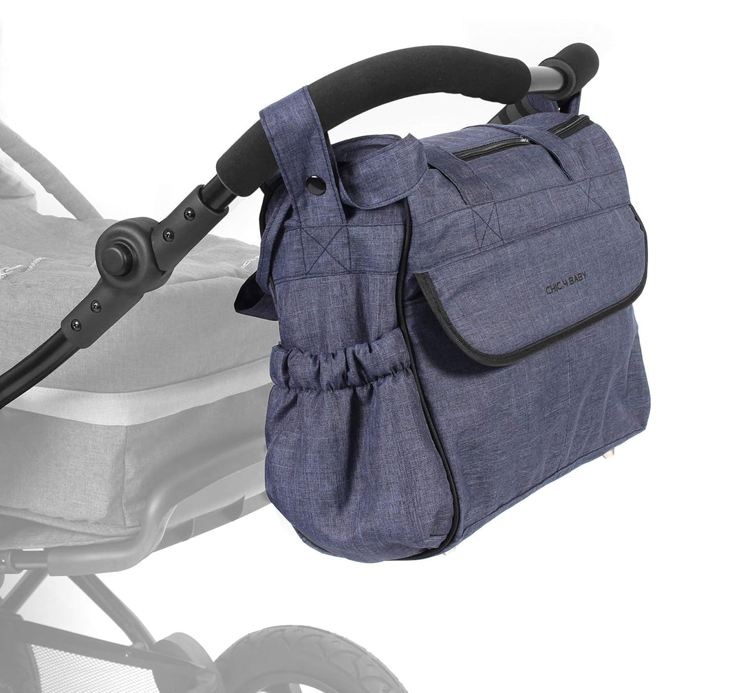 CHIC 4 BABY 415 52 Wickeltasche Komfort, Navy blau, blau
