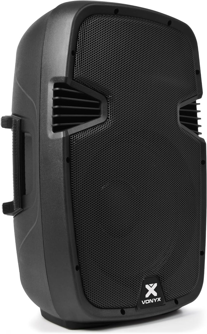 VONYX SPJ-1200ABT PA Anlage, Akitvlautsprecher, 600 Watt Musikbox Bluetooth 12 Zoll High End Speaker