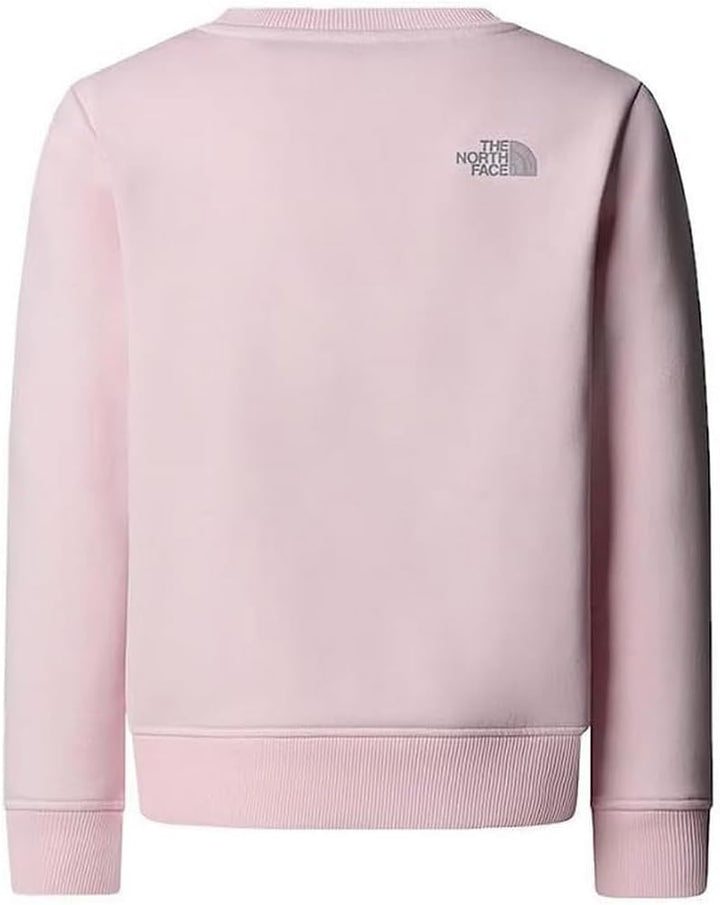The North Face Mädchen Reflective Logo Relaxed Crew Sweatshirt 14-16 Jahre Pale Blossom, 14-16 Jahre