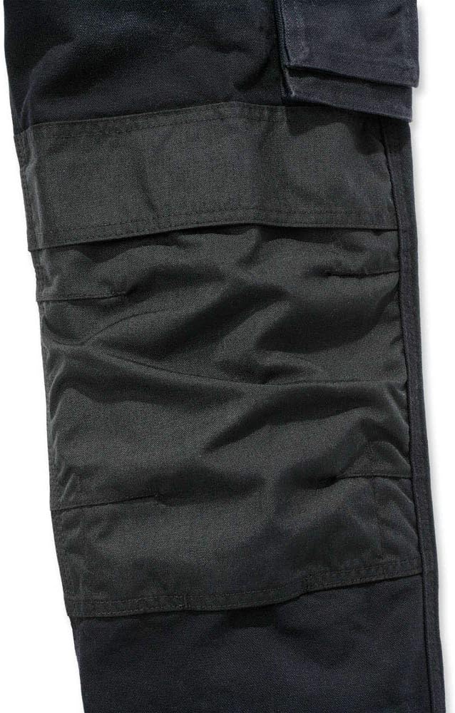 Carhartt Herren Washed Duck Multipocket Hose Work Utility Pants, 38W / 32L Schwarz