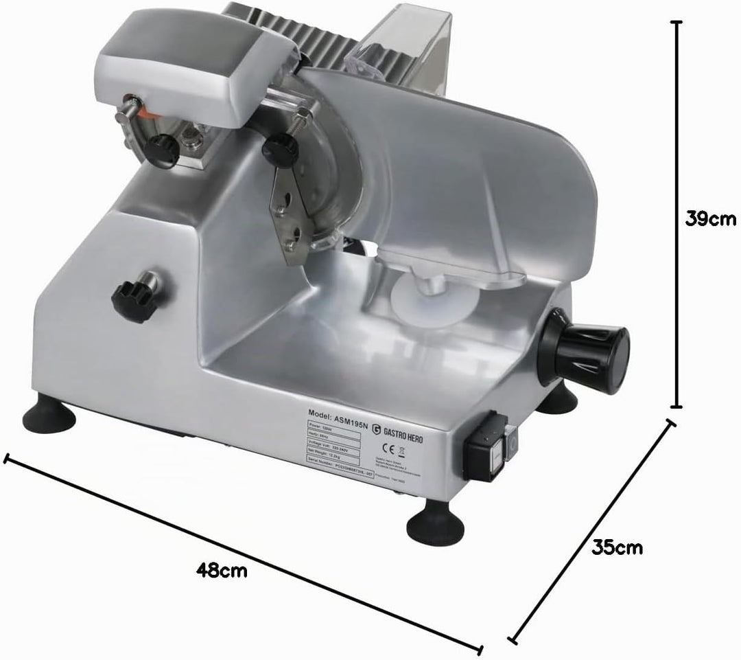 Aufschnittmaschine ASM 195 mm Gastronomiebedarf