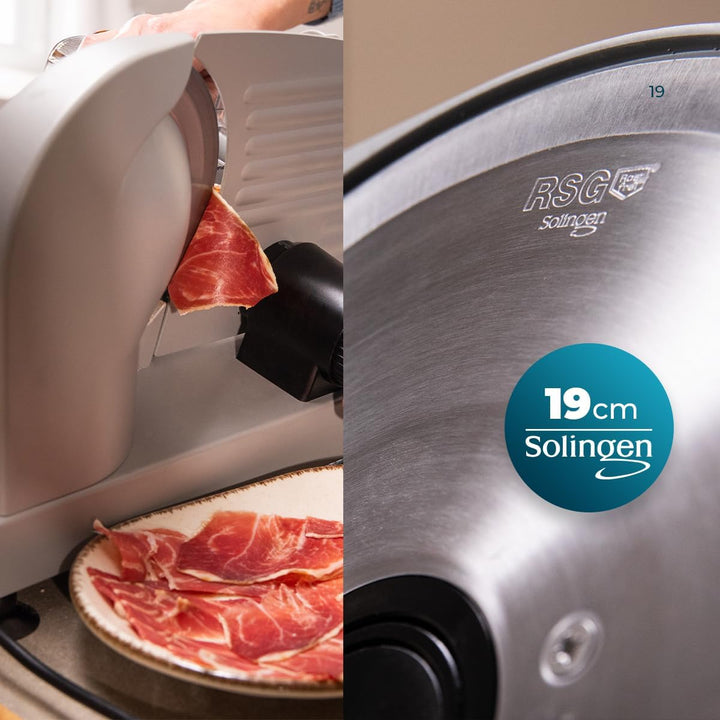 Cecotec Allesschneider ProBlades Easy Clean 200, 200 W, Solingen Glattklinge 19 cm + gezahnte Klinge