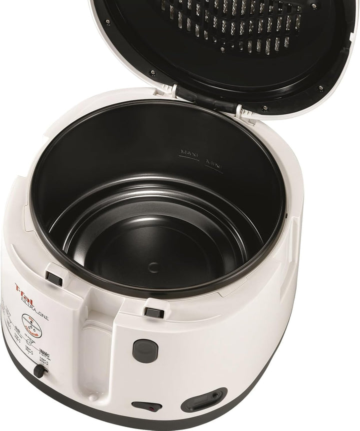 Tefal FF1631 Fritteuse Filtra One | 1.900 W | Kapazität 1,2 Kg | Clean-Oil-System | Auffangsieb für