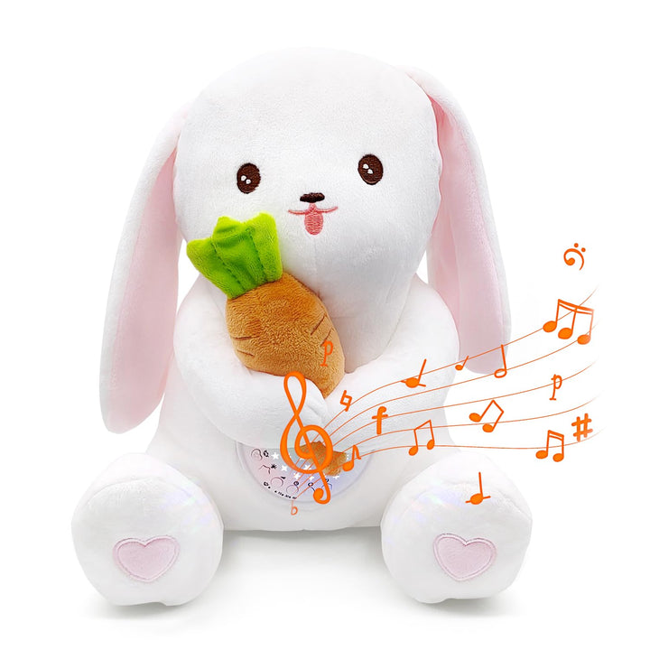Baby Einschlafhilfe Musik,Babys Nachtlicht Projektor mit Weisses Rauschen, Weinen Erkennungs Sensor,