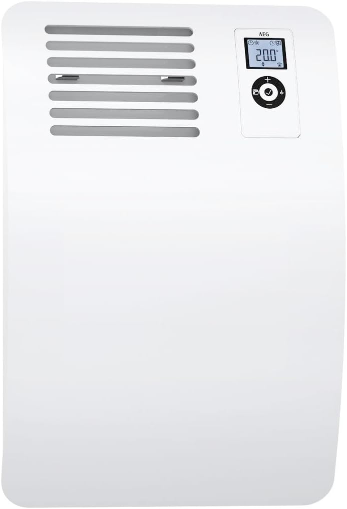 AEG Wandkonvektor WKL 500 Comfort, Elektroheizung energiesparend, 500 W für ca. 6 m², LCD Display, W