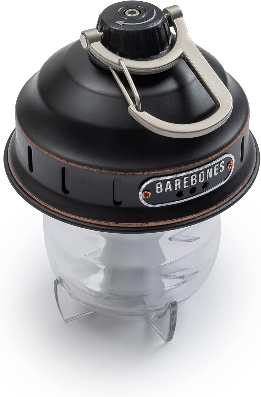 Barebones Beacon Hängelampe – Bronze Wiederaufladbare LED Campinglaterne mit Einstellbarer Helligkei