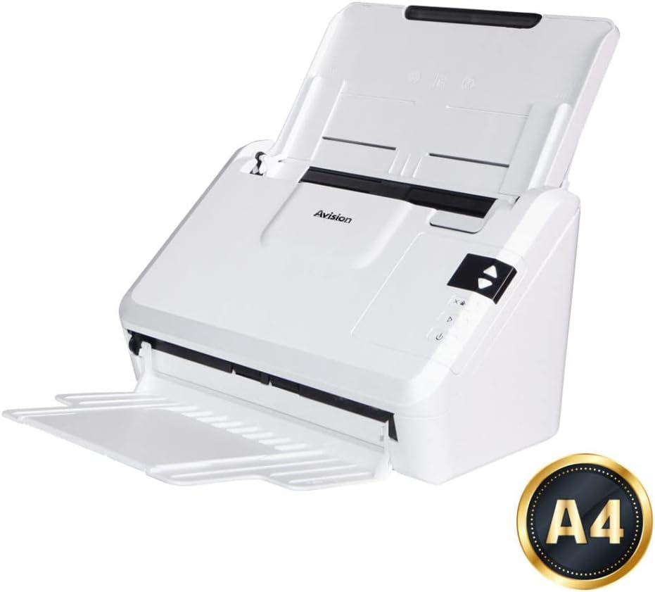 Avision AV332 mit Bildverarbeitungsprozessor VM2 32ppm/64ipm A4 Color 300dpi 50 Seiten ADF USB 2.0 I