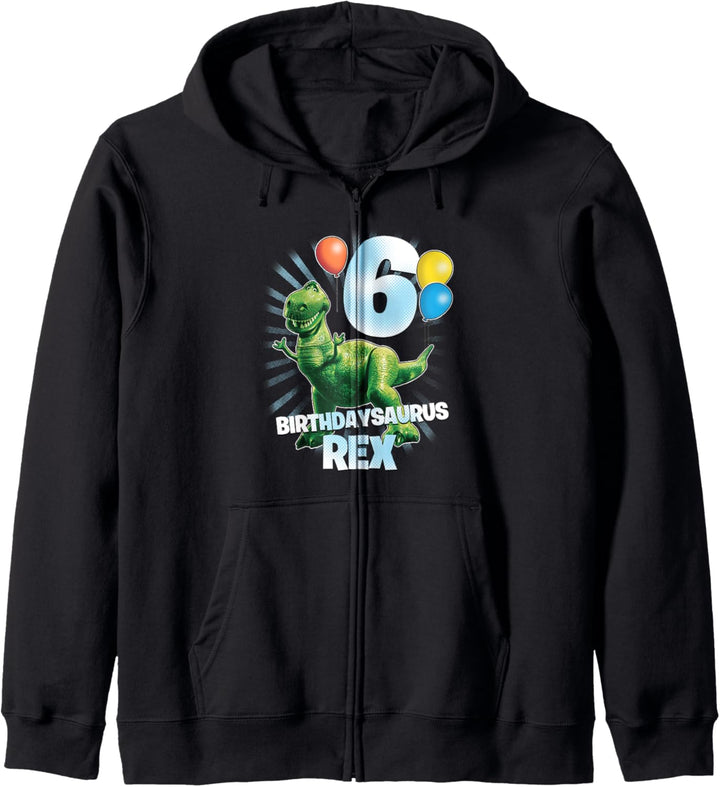 Disney Pixar Toy Story Birthdaysaurus Rex 6th Birthday Kapuzenjacke