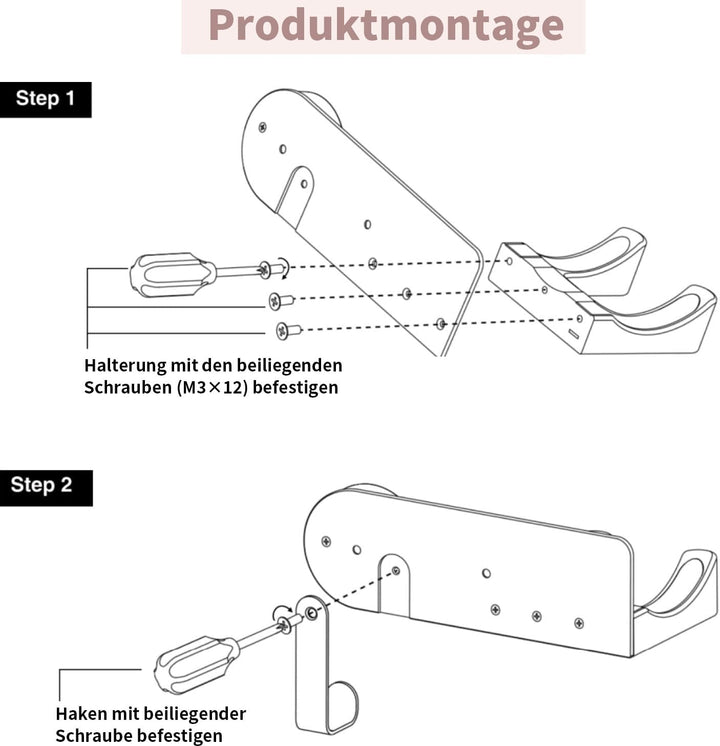 Föhn Halterung, Fönhalter Weiss, Fönhalter Ohne Bohren Wandhalterung aus Aluminiumlegierung für Bade