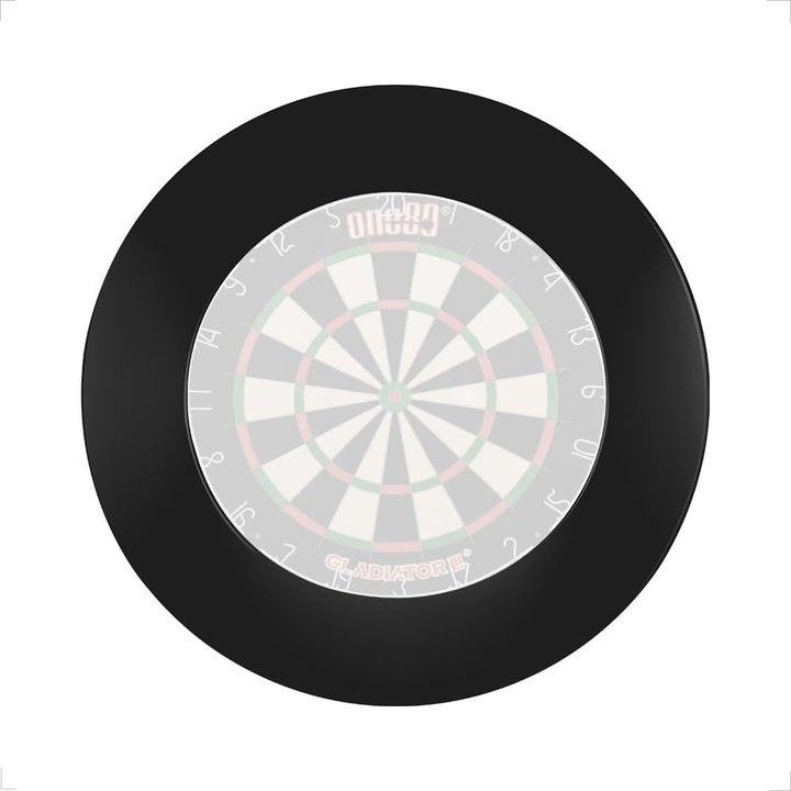 ONE80 Dart Catchring Surround Dartscheibe Schutz Dart Auffangring für 45 cm Dartscheibe Schwarz, Sch