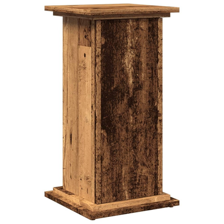 vidaXL Postament mit Stauraum Altholz-Optik 31x30x60 cm Holzwerkstoff 31 x 30 x 60 cm Braun, 31 x 30