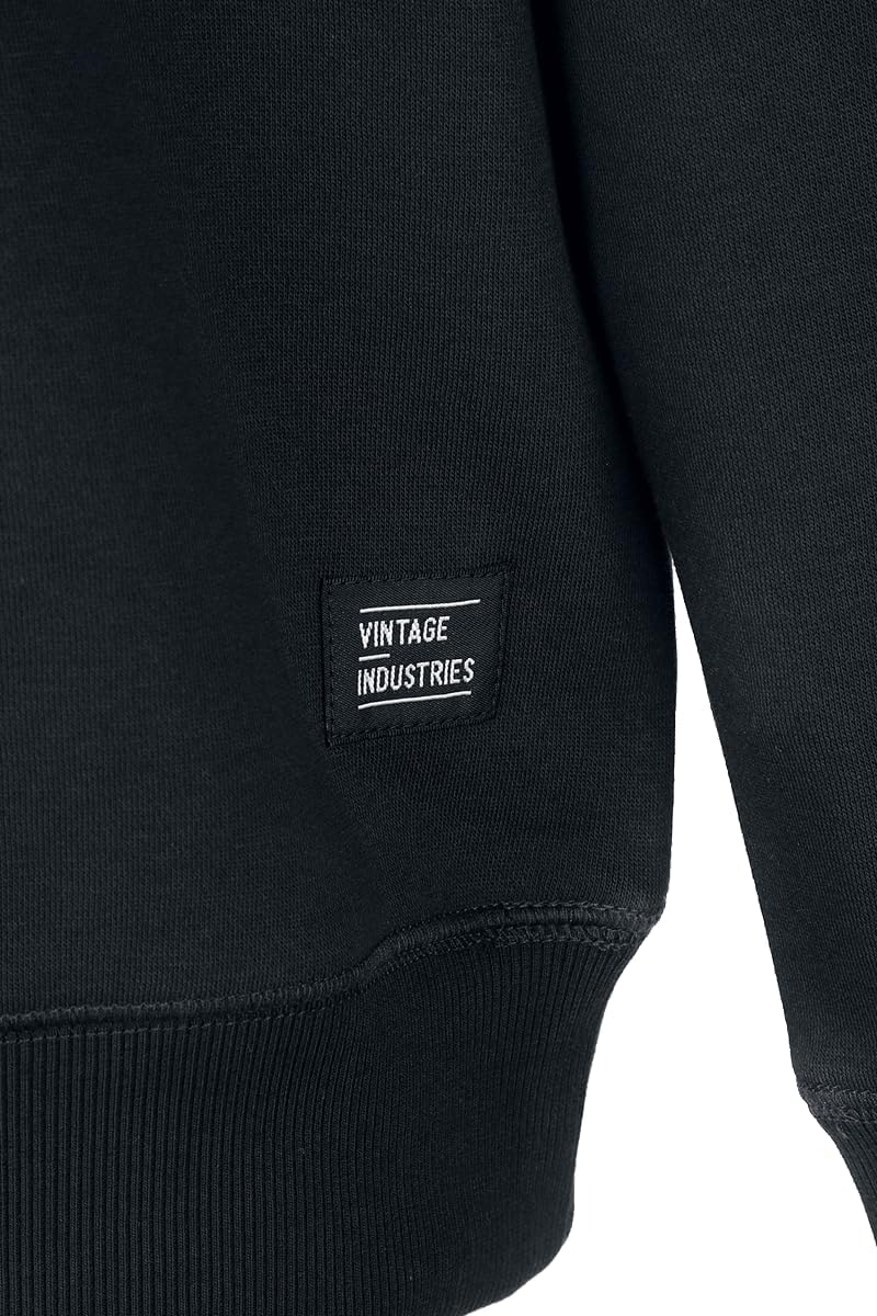 Vintage Industries Greeley Crewneck Sweatshirt (Black,M)