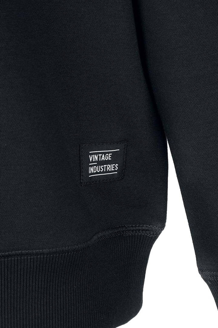 Vintage Industries Greeley Crewneck Sweatshirt (Black,M)