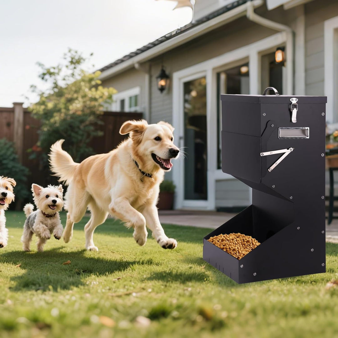 25lb Automatische Haustierfütterung für Hunde und Katzen Grosser Automatischer Hundefutterspender Wa