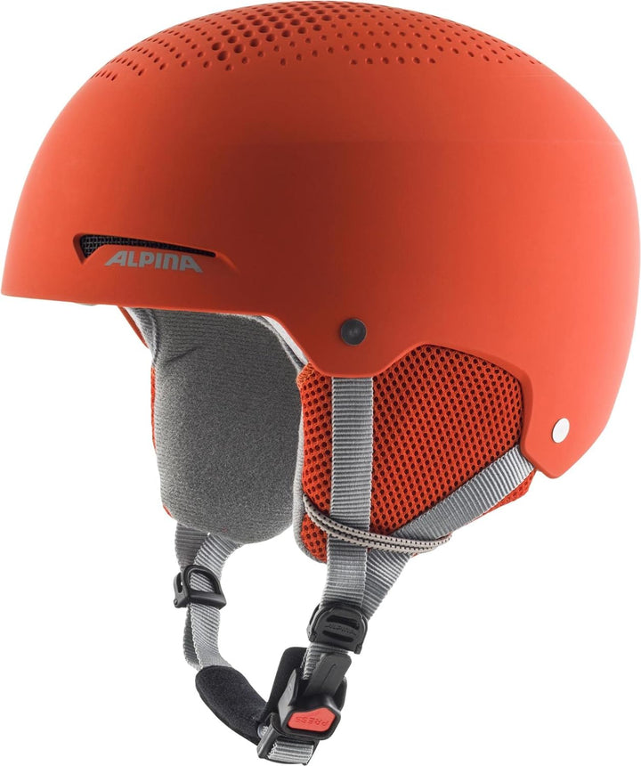ALPINA ZUPO - Sicherer, Stossabsorbierender, Belüfteter & Schlagfester Skihelm Für Kinder pumpkin-or