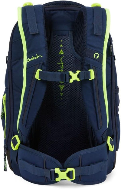 satch Match Schulrucksack Set 3tlg. inkl. Schlamperbox u. Sportbeutel Toxic Yellow, Toxic Yellow