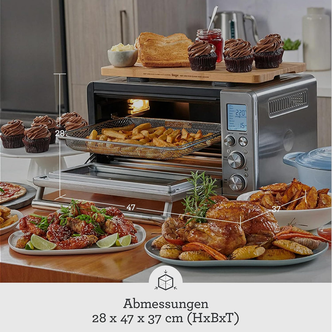 Sage - The Smart Oven Air Fryer - 22L Backofen mit Heissluftfritteuse - 10 Voreinstellungen, bis zu
