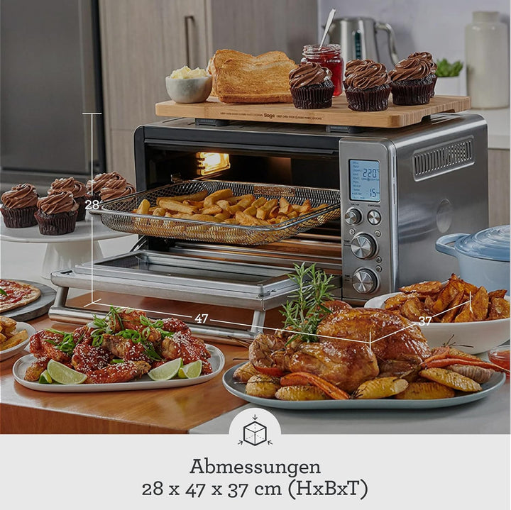 Sage - The Smart Oven Air Fryer - 22L Backofen mit Heissluftfritteuse - 10 Voreinstellungen, bis zu