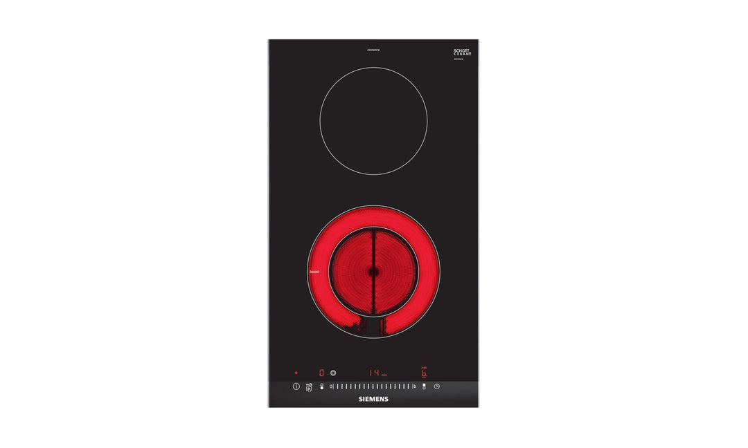 Siemens ET375FFP1E iQ300 Domino-Kochfeld / 2 Heizelemente / 30.2 cm / TouchSlider / Kindersicherung