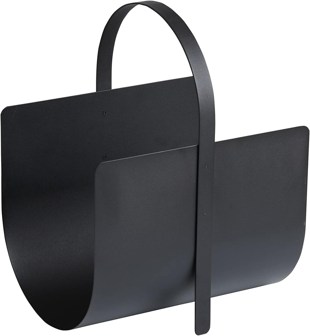 Morsø Adrian Brennholzkorb – Holzkorb für Kaminholz, Feuerholzkorb aus robustem Stahl, Kaminkorb im