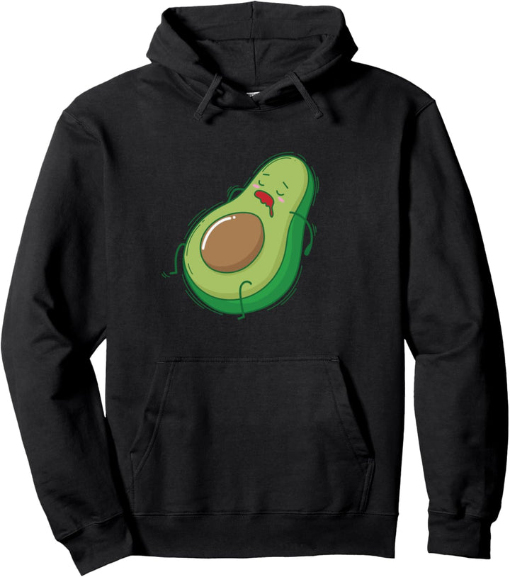 Avocado schlafen und ein Nickerchen machen Pullover Hoodie