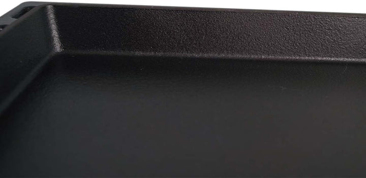 SANTOS einsetzbare Guss Grillpfanne/Einsatzpfanne - Gusseisen Grill Plancha - 37,7x 42,8x4,6cm - SAN