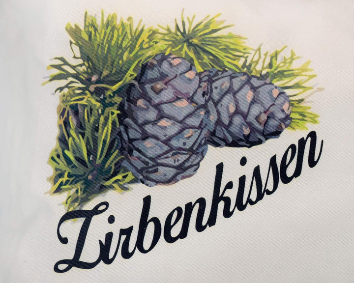 Zirbenkissen Zirbe mit Inlett 30x50 cm befüllt mit Zirbenspänen aus 100% Alpen Zirbenholz