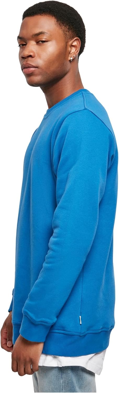 Urban Classics Herren Sweater aus Bio-Baumwolle Organic Basic Crew Sweatshirt, Pullover für Männer i