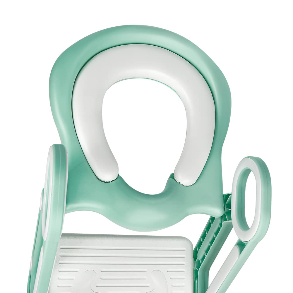 Töpfchentrainer Kinder-Töpfchen Toilettensitz Trainer Sitz für Kinder Toiletten Training mit Leiter/