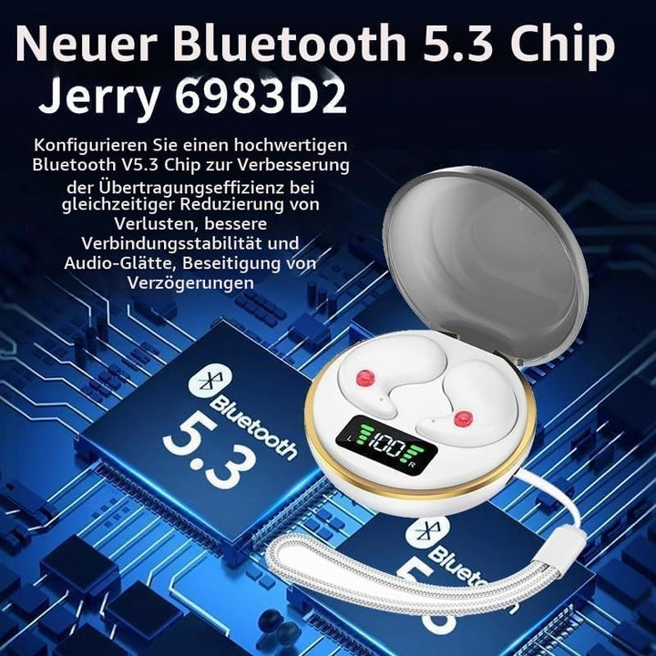 Bluetooth Kopfhörer,2026 New Schlaf Kopfhörer,in Ear kabellos zum Schlafen Wireless Sleep Earbuds No