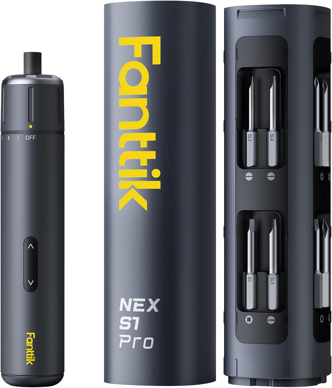 Fanttik S1 Pro 3.7V Magnetische Electric Screwdriver, Leistungsstarkes-Schraubendreher-Set mit 16 Bi
