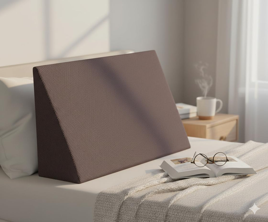 Stützendes Lesekissen Keilkissen für Bett oder Couch Schaumstoffkeil Lagerungshilfe Lagerungskissen