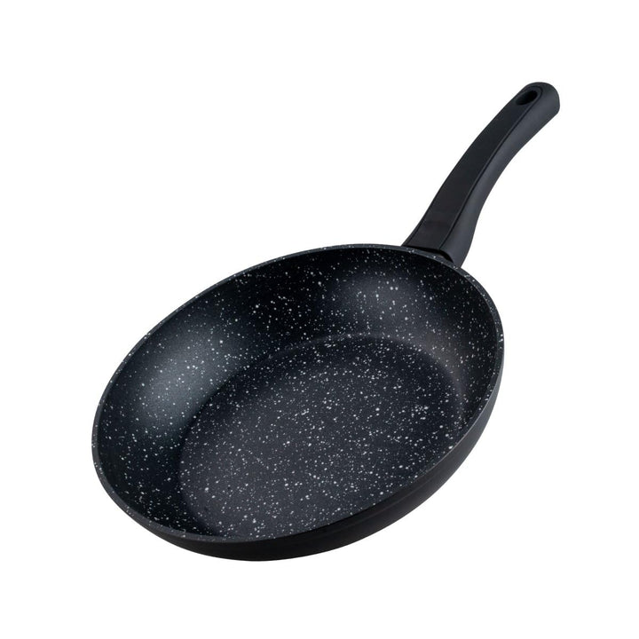Fackelmann Bratpfanne Marble 2.0 24 cm, Antihaft-Pfanne aus 90% recyceltem Aluminium mit ergonomisch