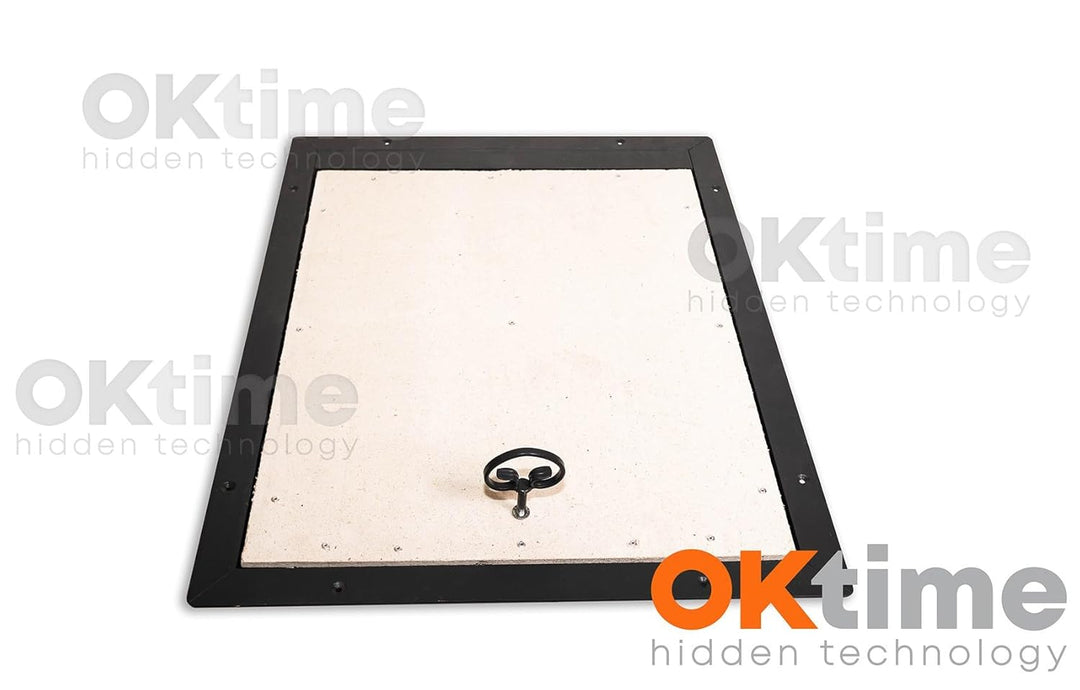 Schachtabdeckung 700 mm x 600 mm Seitenscharniere - Bodenluke Schachtdeckel Revisionsschacht Kanalsc