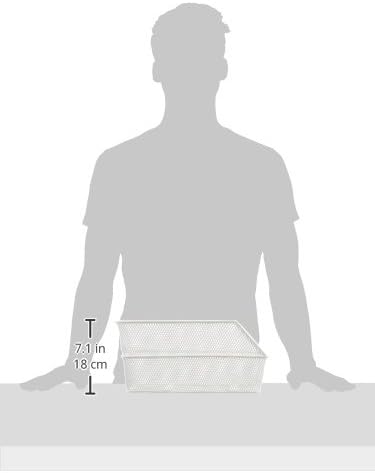 Basil Fahrradkorb Cento S, 36 cm x 26 cm x 18 cm Weiss Single, Weiss Single