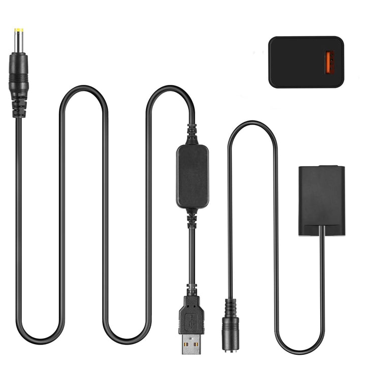Raeisusp EP-5G Gleichstromkoppler EN-EL25 EN-EL25a Dummy-Akku + EH-5A USB-Stromkabelanschluss + QC3.