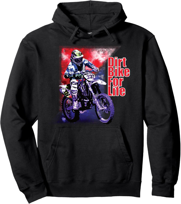 Motocross Motocycle Mx Dirt Bike Pullover Hoodie