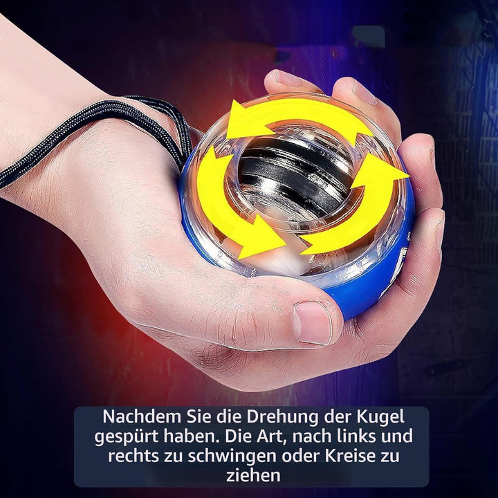 Handgelenktrainer-Ball, Auto-Start, Handgelenkstärker, Gyroskopischer Unterarm-Trainer, Gyro-Ball zu