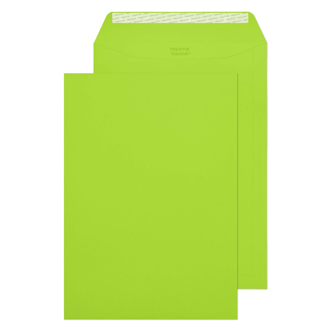 Blake Colour | limettengrüne Briefumschläge C4 (324 x 229 mm) | 250 Stück | 120 g/m² | FSC-zertifizi