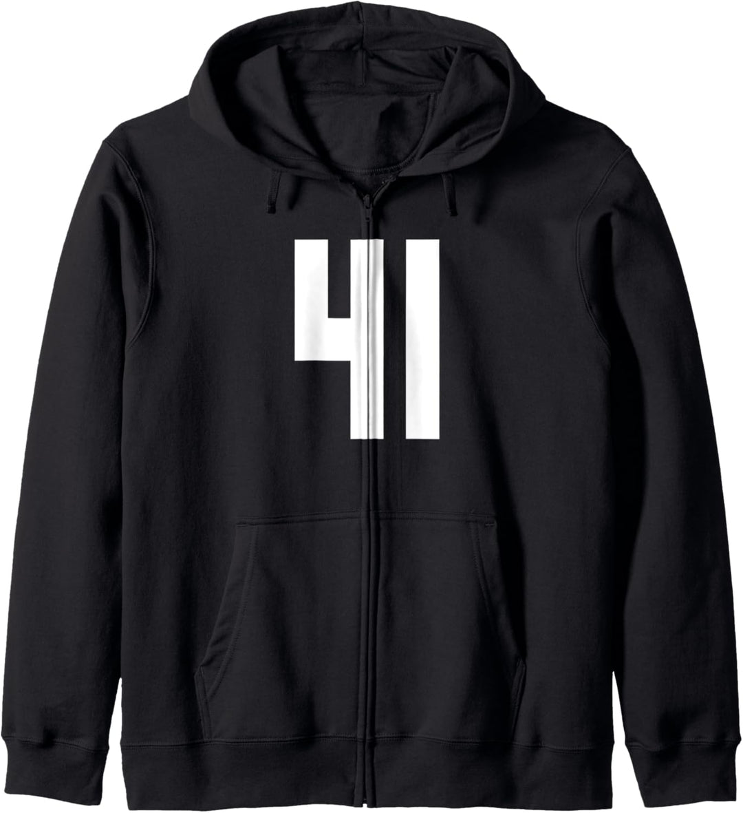 # 41 Team Sports Trikot vorne & hinten Number Player Fan Kapuzenjacke