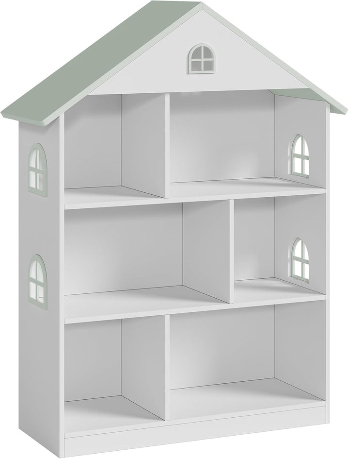 [en.casa] Kinderregal Vipsali Aufbewahrungsregal mit 6 Fächern Spielzeugregal 107 x 83 x 30 cm Kinde