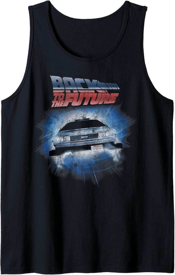 Back To The Future DeLorean Breakthrough Tank Top