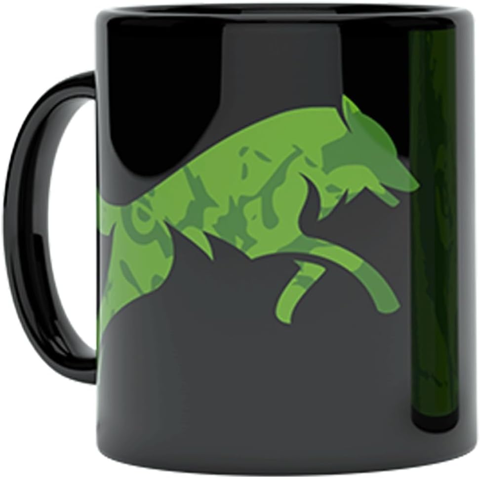 VfL Wolfsburg Tasse - Wölfe - Zaubertasse Kaffeetasse Magic Mug - Plus Lesezeichen Wir lieben Fussba