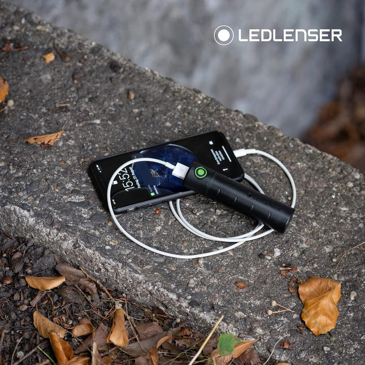 Ledlenser Flex5 Powerbank, 6-in-1-Powerbank, Kurze Ladezeit, 21700-Akku enthalten, Kurzschluss-siche
