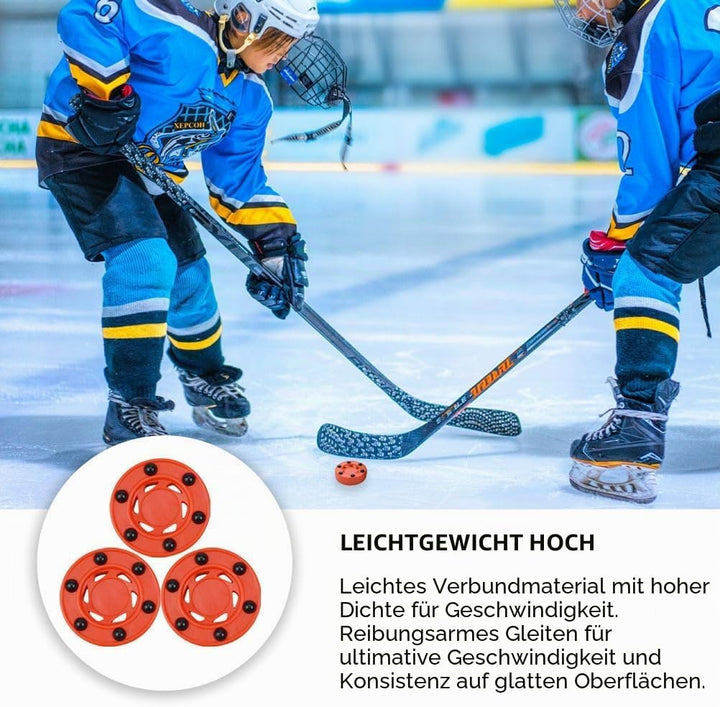 BESPORTBLE 3 Stück Rollhockeyspiel Puck Inline Hockey Strassenhockey Puck Indoor Outdoor Boden Hocke