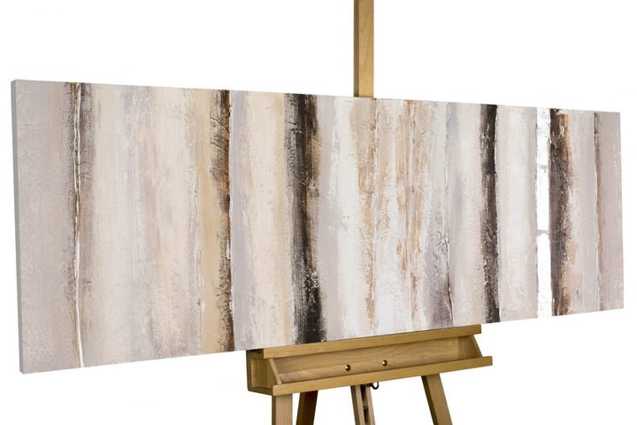 KunstLoft Leinwandbild | 100% HANDGEMALT | 150x50cm | Gemälde &