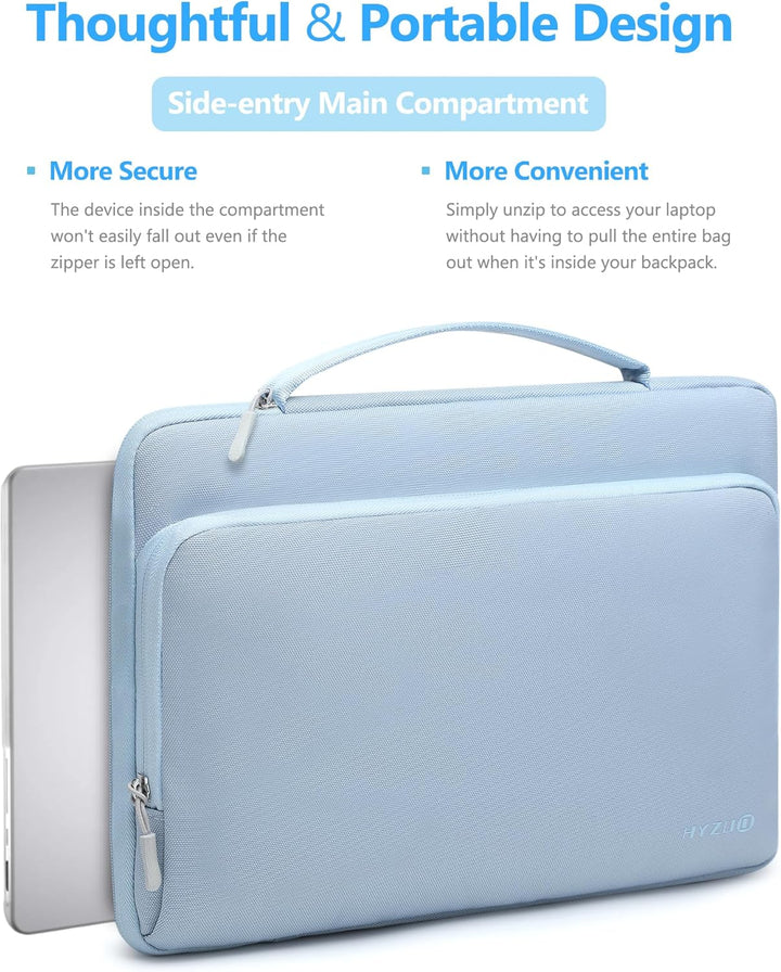 HYZUO 13,3-14 Zoll Laptop Hülle Tasche für MacBook Pro 14 M5-M1 A3426 A3427 2026-2021, 13,3" MacBook